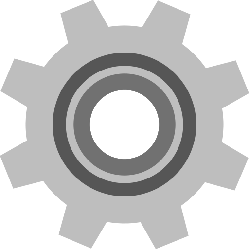 engranaje de color gris